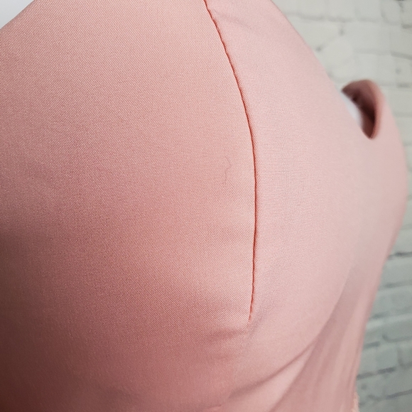 Jumei Yifang Lace Strapless Top Blush Pink Size S - Picture 5 of 9